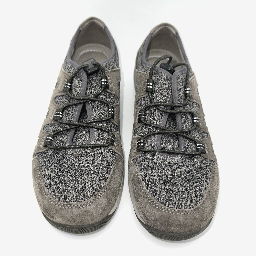 Dansko Holland Casual Sneaker Grey Bungee Laces Womens Sz 37 US 6.5 Lightweight